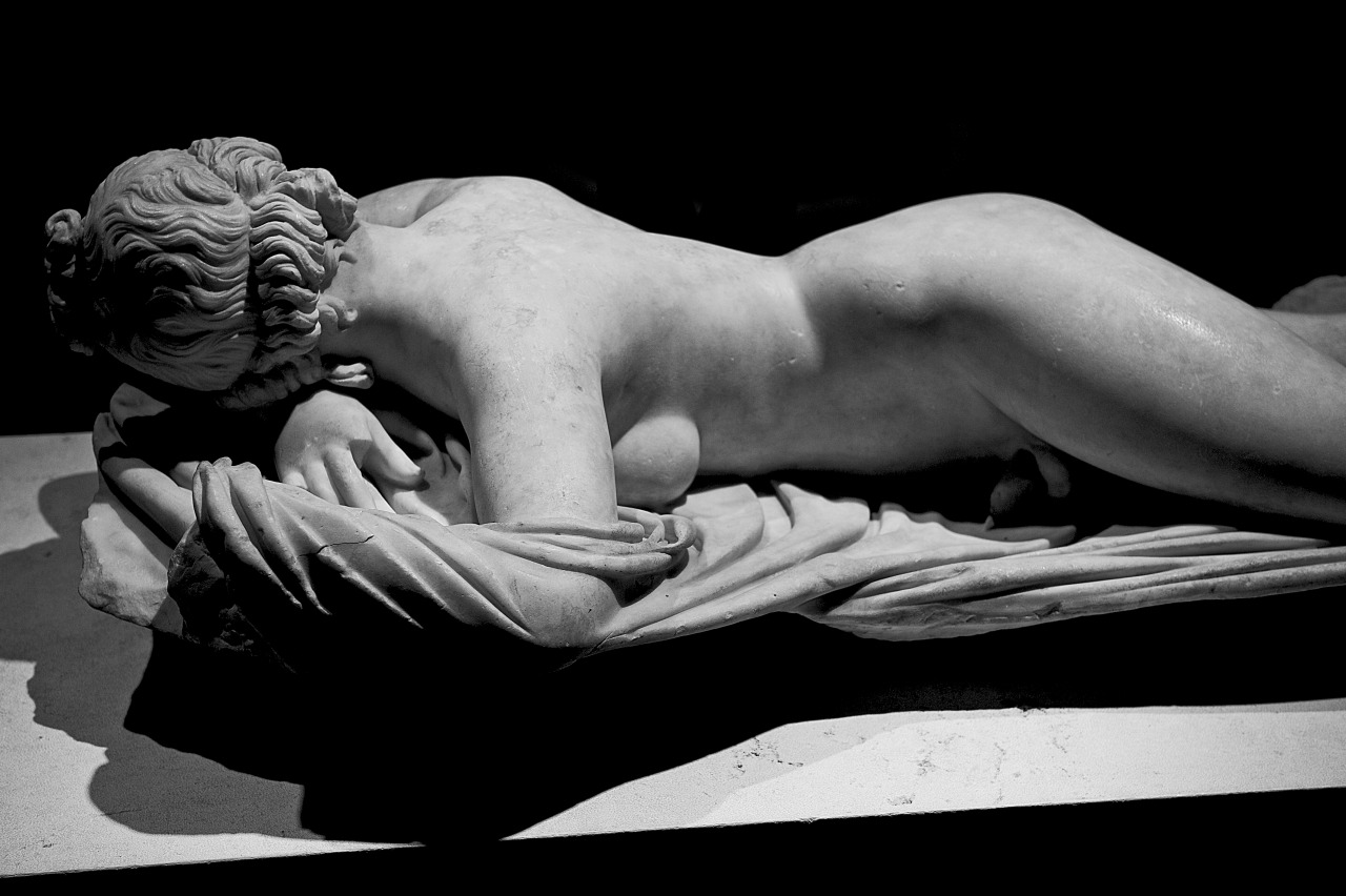 mp-a:  the hermaphrodite, Museo Romano, Rome, Palazzo Massimo. All rights reserved