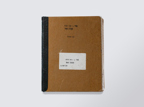 XXX fuckyeahjournalss:Nick Cave’s notebook/journal. photo