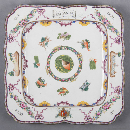 While we wrote last week about the fascinating history of this tray and cover, it presented equally 