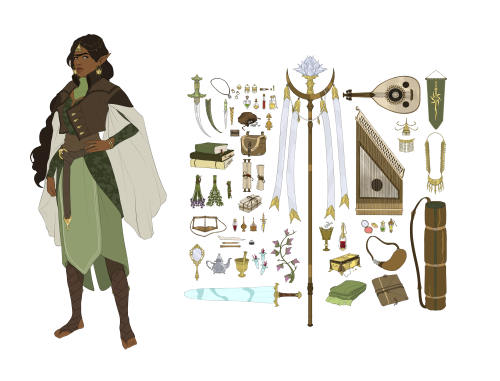 palipunk: Asma’s inventory! With all the things an Inquisitor needs 