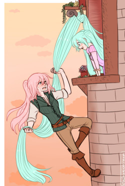 dashingicecream:  Rapunzel, Rapunzel, let