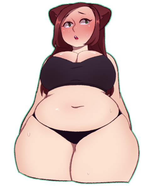 slimwithagrin: nunudraws:uhmm Certain people in my life are self conscious about their thick thighs 