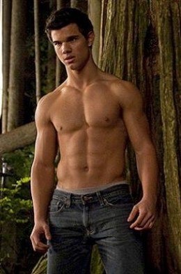 Asked by anon: What would you do with taylor lautner?   Id be at a meet n greet or something and he’d see me, and gesture me over with a cocky smirk on his face. He takes me into the back on a lunch break. He pins me on the wall and rips off my