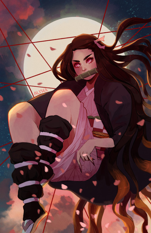 Nezuko print for Crunchyroll Expo this weekend 