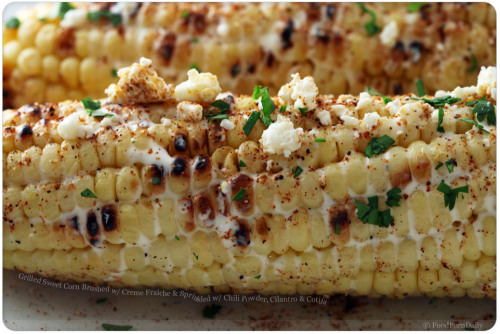 grilled sweet corn with the fixin&rsquo;s