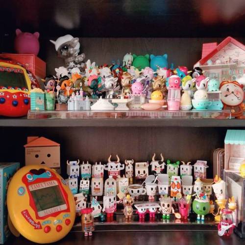 Collection of little happy things #unicorno #tokidoki #moofia #tamagotchi #kingdomofcute #sumikkogur