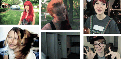 tessaviolet:  pinsir:  Happy Birthday, Tessa Violet (Meekakitty)  so. many. gifs.  veeeeesh