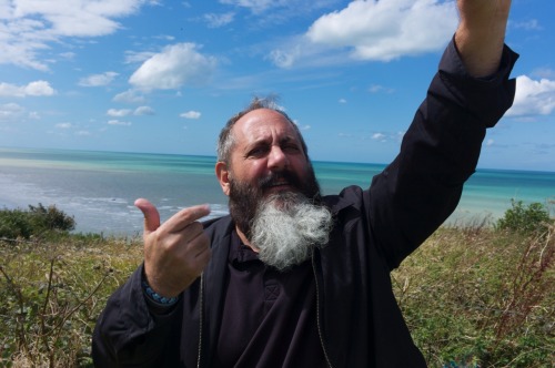 A Man, His Beard And The Sky.