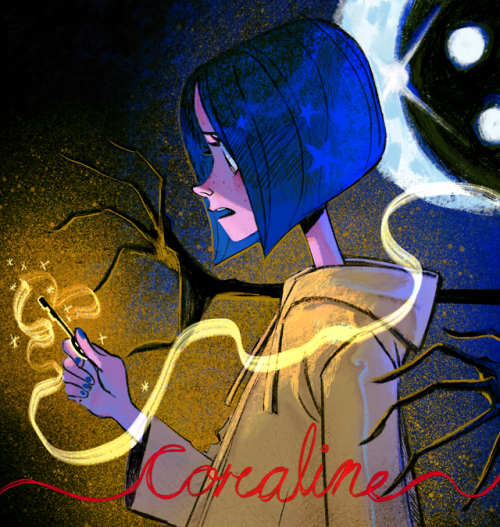 alishvart:Gonna start using tumblr again! :DHere is a Coraline I did some days ago! 