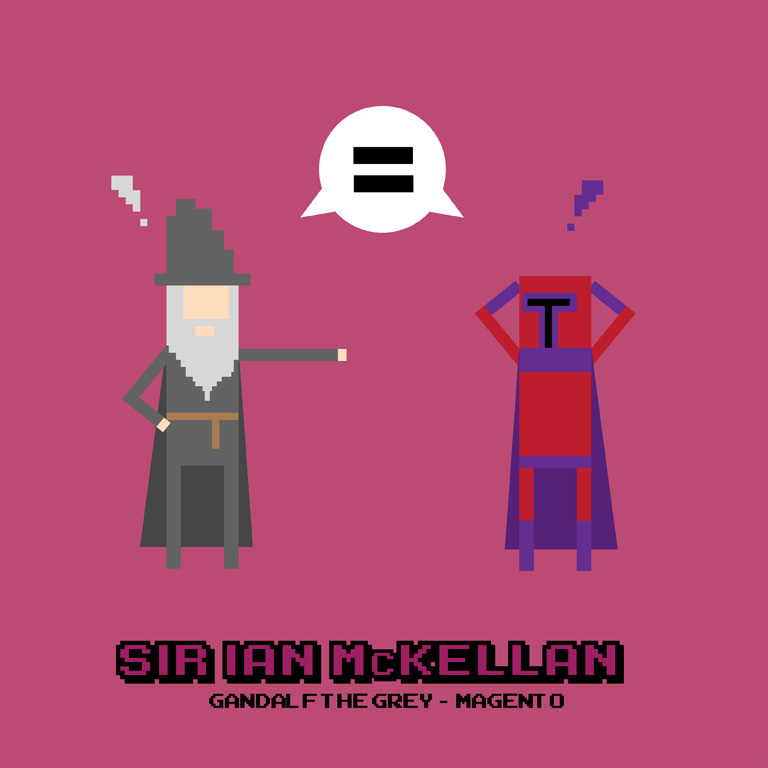 herochan:  Actor/Character Crossovers  Created by Matt Cowan Shop || Facebook || Tumblr