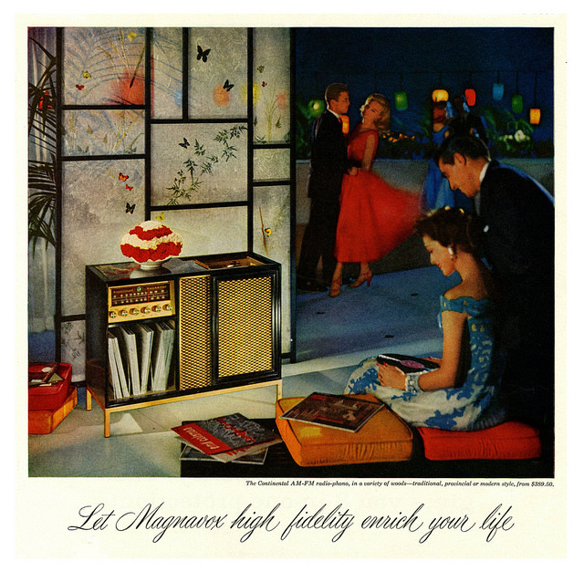 klappersacks:  A Magnavox Hi-Fi Will Enrich Your Life by paul.malon on Flickr. 