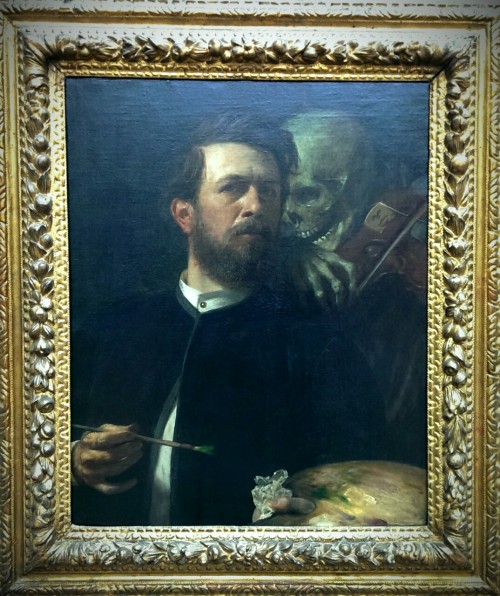 Self Portrait with Death Playing the Fiddle - Arnold Böcklin, 1872
