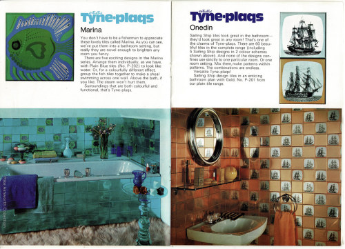 Tyne-plaqs tile catalogue, c. 1980