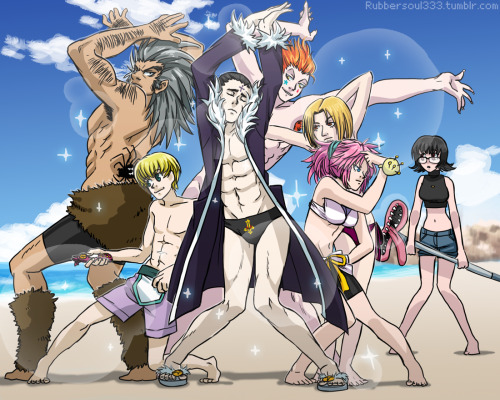 rubbersoul333:That thing about drawing your clique like in the TTGL beach episode