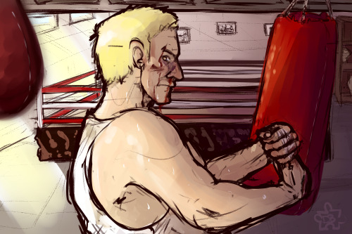 Idk why I thought this but I figured Reiner would make a good boxer because he&rsquo;s pretty fast f