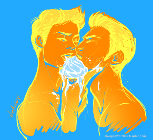 Sterek + Ice Cream with (Palette #60) for abysmallydeep!