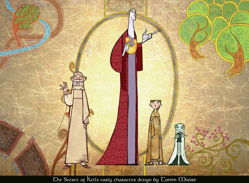 scareberryorange: The Secret of Kells - early production design