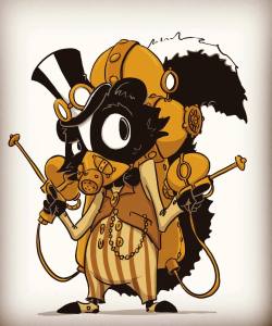 steampunk-art: naters-art:  Steamskunk. 