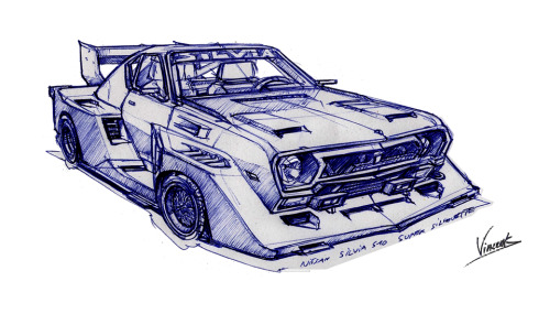 Nissan Silvia S10 Super Silhouette (sketch)(2013)