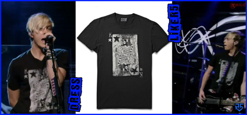 dressliker5: Mens King Card Crew Tee (Exact)- $25.00 Worn on 4/11/2014 for Live! With Kelly and Mich