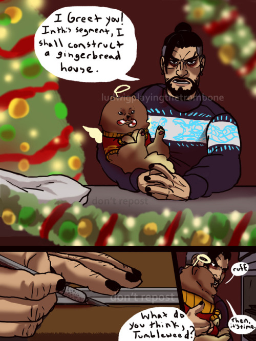 ludwigplayingthetrombone: A direct sequel to the first christmas infomercial hanzo here!  Need 