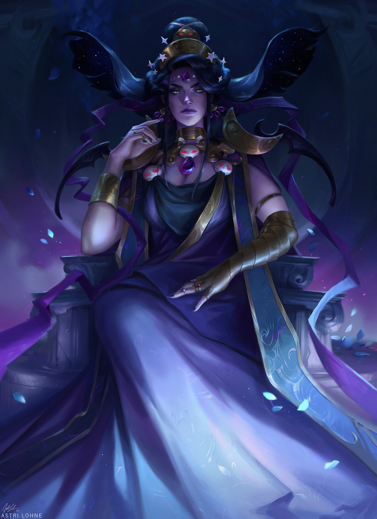 Hades Fan Art - Created by Astri Lohne You can follow the artist on Instagram and Twitter, or support them on Patreon.