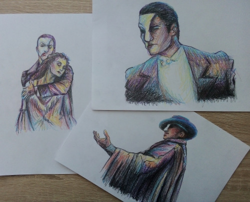 The Phantom of the Opera is there inside my mind&hellip;I’m having a wild phase now and keep sketchi