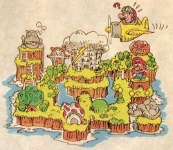 suppermariobroth:  From a Japanese guide for Super Mario Land 2. 