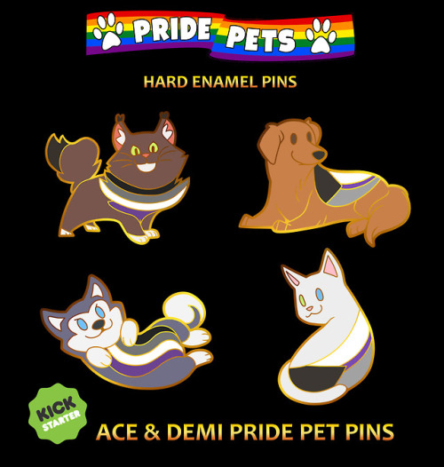 gaybreakfast:We are so happy to premiere the Demi Pride Pets!  One of us is demi bi, so this is *per