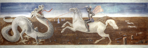 Museu Casa de Portinari, ‘St. George and the Dragon’ Mural, 1493Source: museucasa