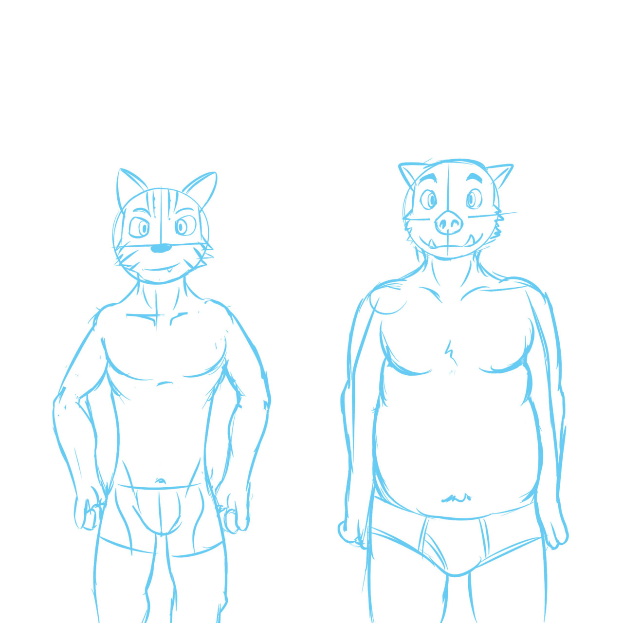 Some more brainstorming tonight about some of the oc morenatsu characters.  Coyote,