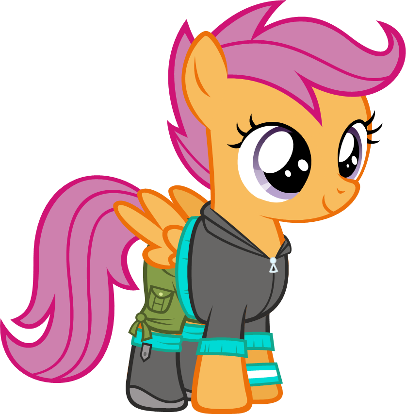 scoot-scootaloo:  ebtdeponis:  Scootaloo - Equestria Girls Clothing by Zacatron94