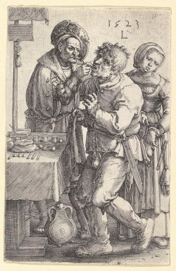 Lucas van Leyden, The Dentist 1523