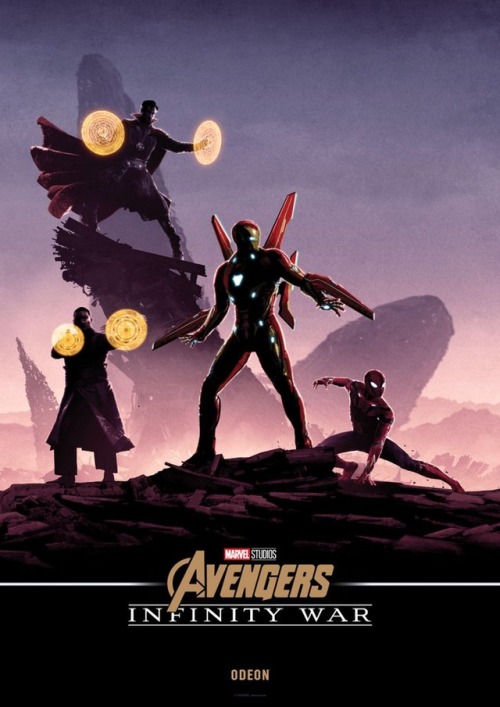 Avengers: Infinity War by Matt FergusonAll five posters available exclusively from Odeon Cinemas HER