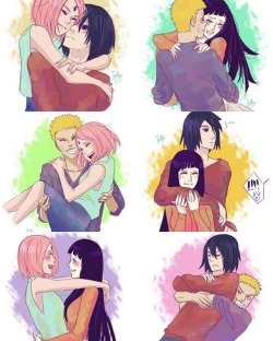 sasukesredemption:  My multi-shipper heart can’t take it  (Artwork belongs to original artist)