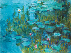 physicstoconsciousness:  Claude Monet / Nymphéas / c 1915