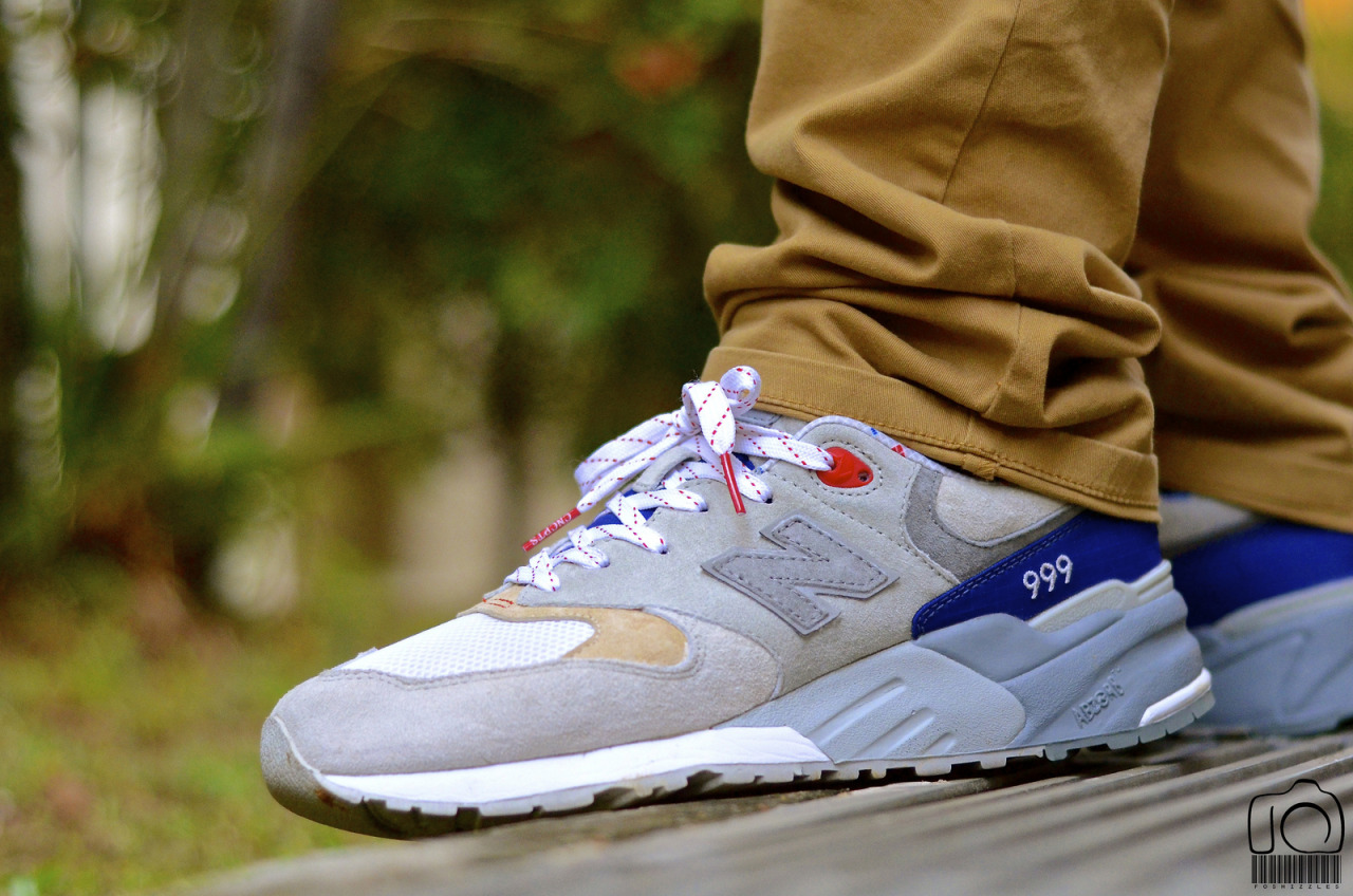 new balance 999 on feet