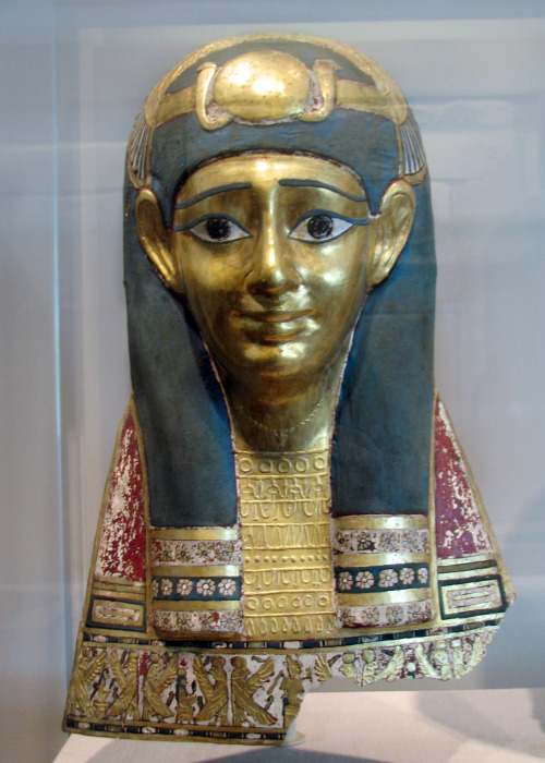 Ancient Egyptian mummy masks, Roman period, 1st century BC