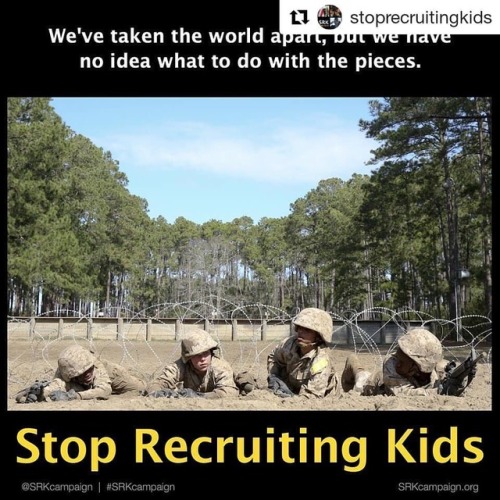 #Repost @stoprecruitingkids (@get_repost)・・・The world we will build tomorrow depends upon the founda