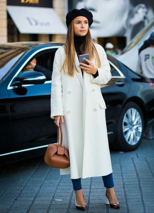 Miroslava Duma looking chic in Paris.