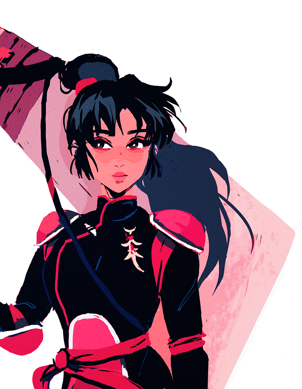 babypears: sango a warm up drawing request from patreon  