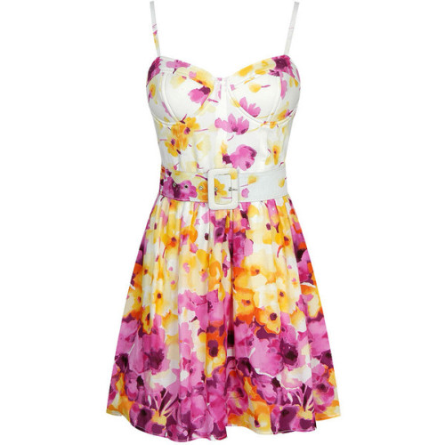 Floral Flaunt Dress ❤ liked on Polyvore (see more floral printed dresses)