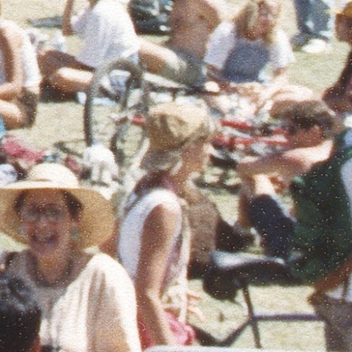 All the people at Jerry Garcia’s memorial at the Polo Fields in Golden Gate Park on August 13, 1995.