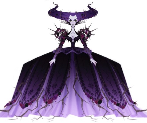 inally finished the Redesign of Maleficent’s gown! I wasn’t 100% happy with the other one and I am much more pleased with the new design! Fits the character much better!! 