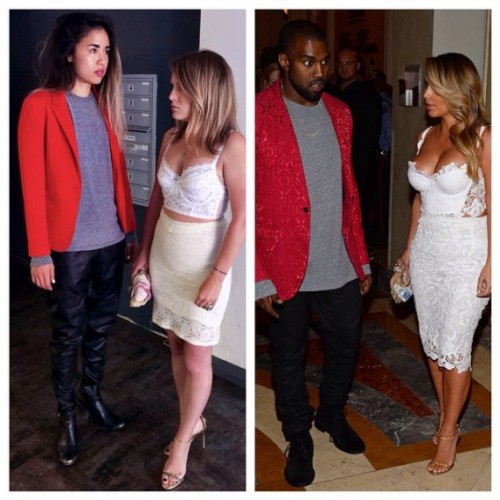 charlibaltimore:  art-is-the-word:  hipsandheartbreak:  yupyaki4life:  milliondthoughts:  Katie Burroughs and Kathleen Lee “What Would Yeezus Wear” MillionDThoughts.tumblr.com What You Thinking About?…   #omg  who what how  This is pretty great.