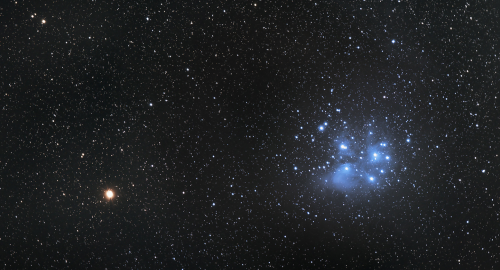the-wolf-and-moon: Mars and Pleiades, Sisters and War