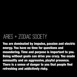 zodiacsociety:  Aries Traits: You are dominated