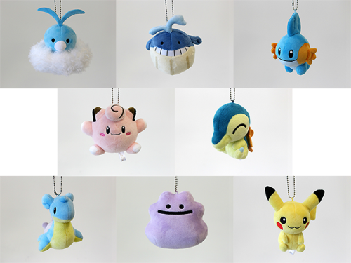 hoshiiyashop:New SECRET BASE mascot plush are coming to Pokemon Center stores 2/20! Some of the mo