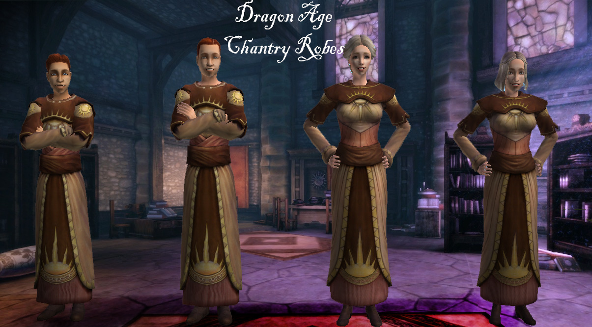 Dragon Age II chantry robes  Dragon age, Mage clothes, Dragon age 2