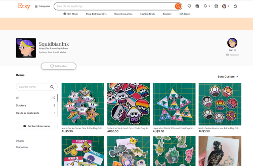 My Etsy Is Offically Open!!! Thank You Again To Everyone Who Donated To My Ko-fi To Make This Possible